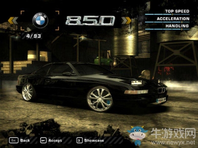 《極品飛車10》三類車比較