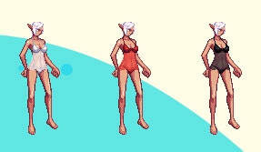 《DNF》索西雅的性感內衣裝扮外觀