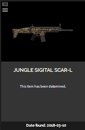 《絕地求生：大逃殺》全新槍械皮膚一覽