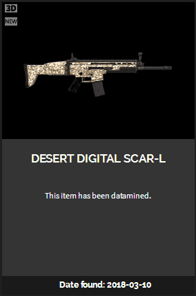 《絕地求生：大逃殺》全新槍械皮膚一覽