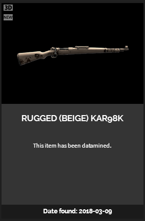 《絕地求生：大逃殺》全新槍械皮膚一覽