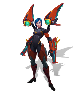 《LOL》彈幕天使 卡莎炫彩皮膚