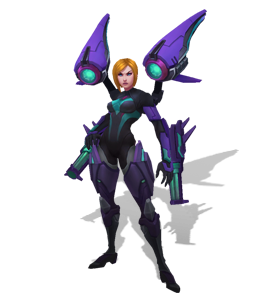 《LOL》彈幕天使 卡莎炫彩皮膚