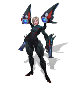 《LOL》彈幕天使 卡莎炫彩皮膚