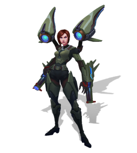《LOL》彈幕天使 卡莎炫彩皮膚