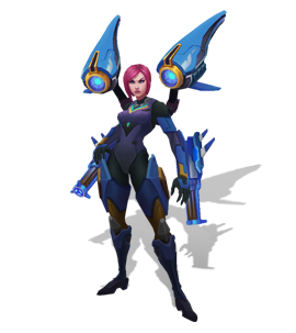 《LOL》彈幕天使 卡莎炫彩皮膚