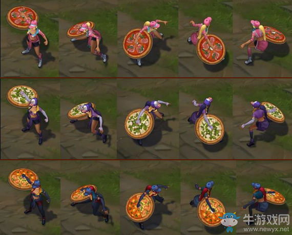 《LOL》送披薩的小姐姐 希維爾炫彩皮膚