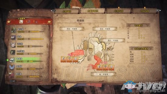 《怪物獵人：世界》全怪物弱點及抗性一覽