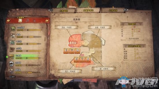 《怪物獵人：世界》全怪物弱點(diǎn)及抗性一覽