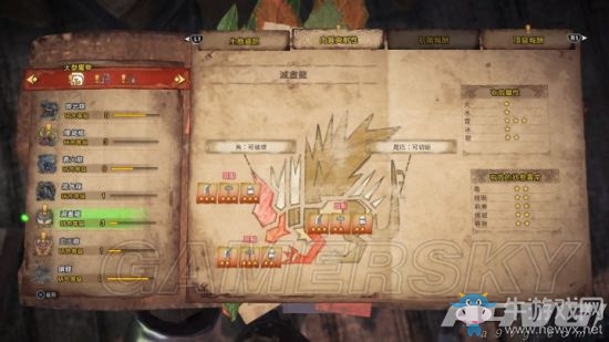 《怪物獵人：世界》全怪物弱點及抗性一覽