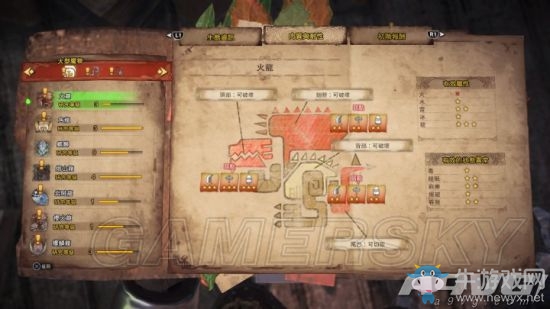 《怪物獵人：世界》全怪物弱點及抗性一覽