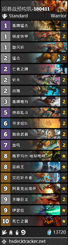 《爐石傳說》女巫森林戰士預構筑卡組推薦