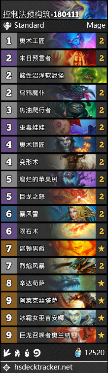 《爐石傳說》女巫森林法師預(yù)構(gòu)筑卡組推薦