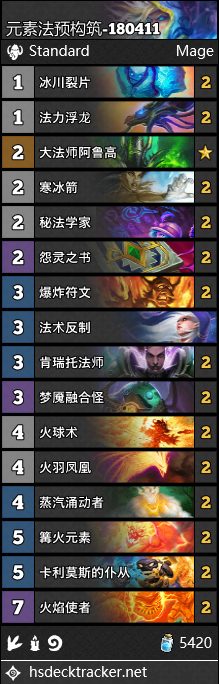 《爐石傳說》女巫森林法師預(yù)構(gòu)筑卡組推薦