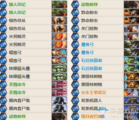 《爐石傳說》女巫森林奇數隨從獵卡組推薦