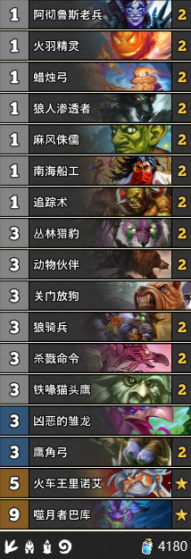 《爐石傳說》女巫森林法術獵卡組推薦