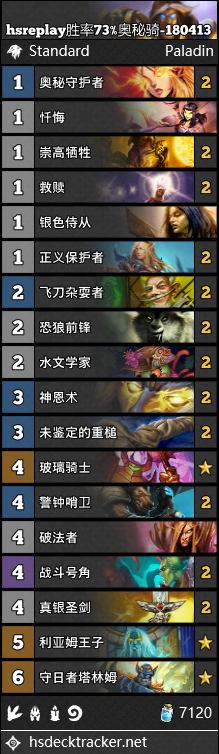 《爐石傳說》女巫森林奧秘騎卡組推薦