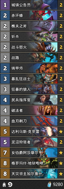 《爐石傳說》女巫森林戰士突襲卡組匯總