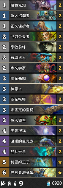 《爐石傳說》女巫森林魚人騎卡組推薦