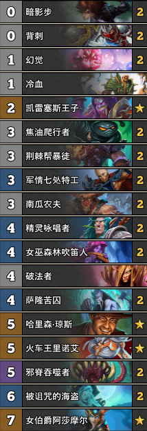 《爐石傳說》女巫森林國服登頂王子賊卡組推薦