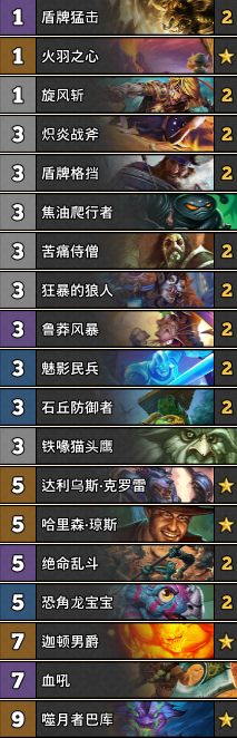 《爐石傳說(shuō)》女巫森林Kyouma傳說(shuō)前25任務(wù)戰(zhàn)卡組推薦