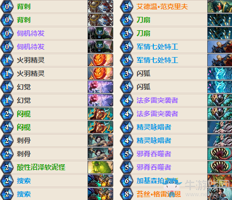 《爐石傳說》女巫森林濤妹苔絲賊卡組推薦