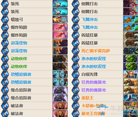 《爐石傳說》標準亂斗競技場各職業卡組大全