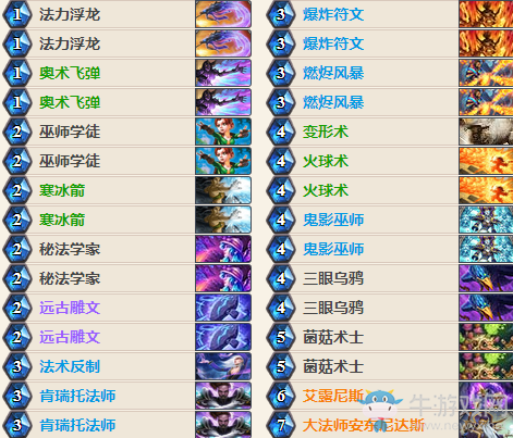 《爐石傳說》女巫森林菌菇法卡組推薦