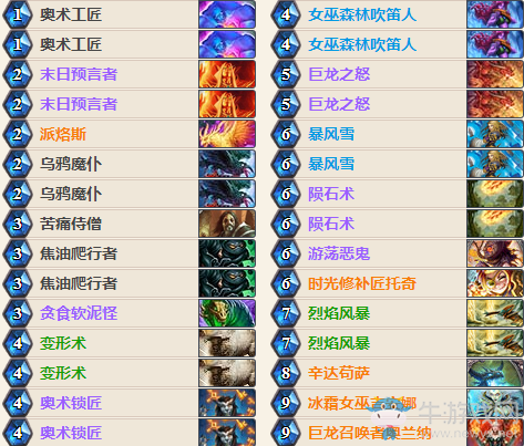 《爐石傳說》女巫森林托奇控制法卡組推薦