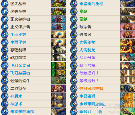 《爐石傳說(shuō)》女巫森林報(bào)告騎卡組推薦