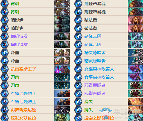 《爐石傳說》女巫森林秋日王子賊卡組推薦