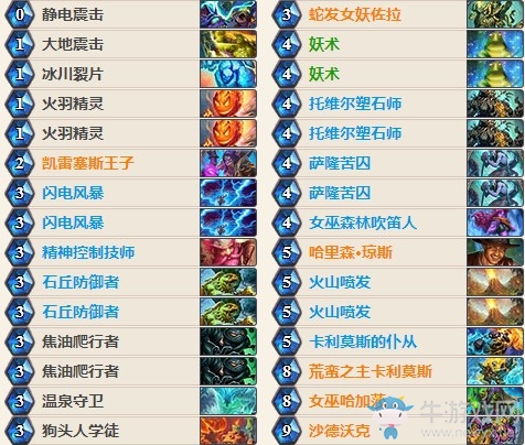 《爐石傳說(shuō)》女巫森林Altere元素戰(zhàn)吼薩卡組推薦