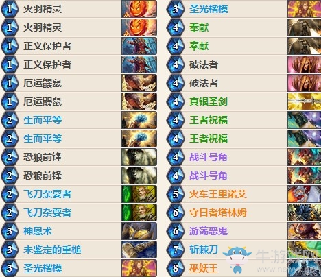 《爐石傳說》女巫森林?jǐn)丶兴衮T卡組推薦