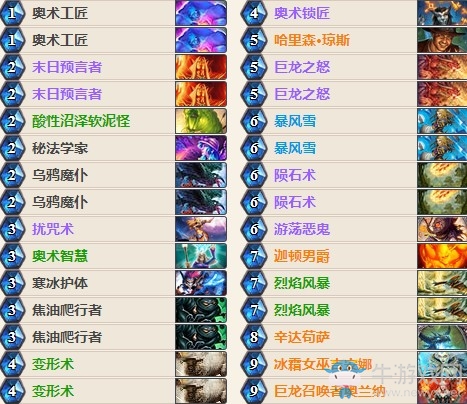 《爐石傳說》標(biāo)準(zhǔn)亂斗競技場法師卡組推薦