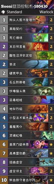 《爐石傳說》女巫森林登頂控制術(shù)卡組推薦