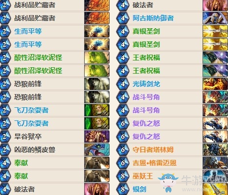 《爐石傳說》女巫森林傳說偶數騎卡組推薦