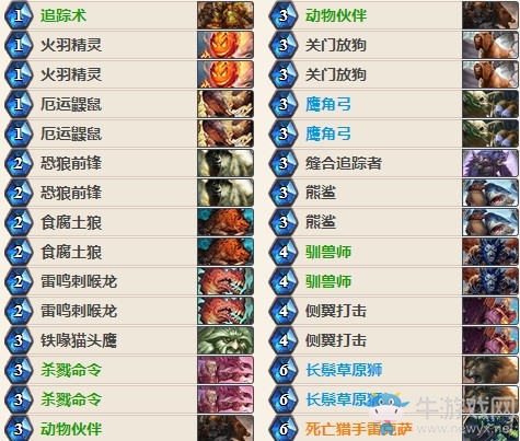 《爐石傳說》女巫森林一橙中速獵卡組推薦