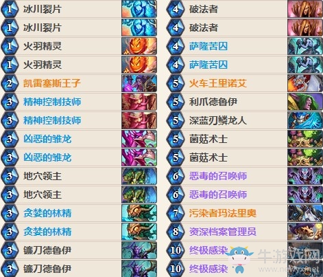 《爐石傳說(shuō)》女巫森林傳說(shuō)菌菇惡毒德卡組推薦