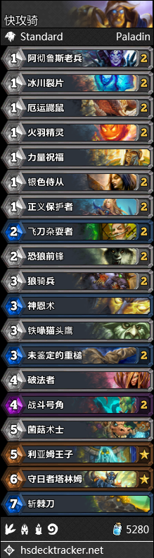 《爐石傳說》女巫森林月初快攻騎卡組推薦