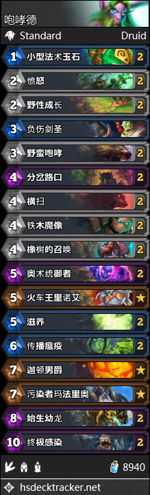 《爐石傳說》女巫森林月初咆哮德卡組推薦