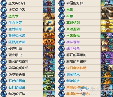 《爐石傳說》女巫森林Crane333奶騎卡組推薦