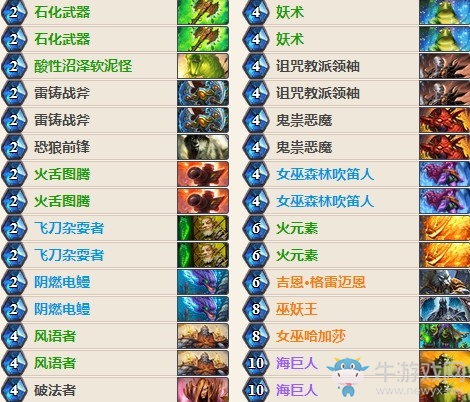 《爐石傳說》女巫森林偶數元素薩卡組推薦