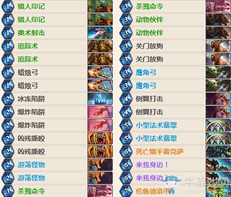 《爐石傳說》HCT夏季賽斐波那契法術獵卡組推薦