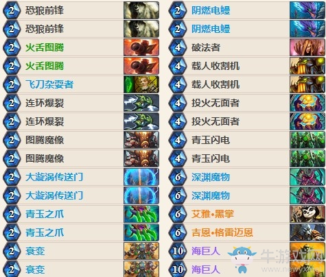 《爐石傳說》女巫森林青玉偶數(shù)薩卡組推薦