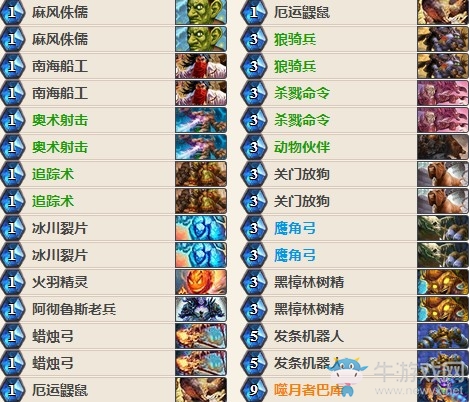 《爐石傳說》女巫森林HOF奇數獵卡組推薦