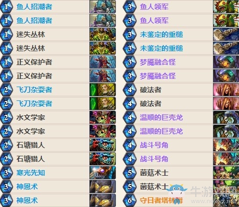 《爐石傳說》女巫森林大神魚人騎卡組推薦