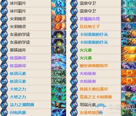 《爐石傳說》女巫元素薩卡組推薦