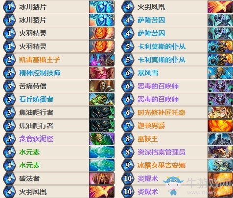 《爐石傳說(shuō)》女巫森林迷離元素惡毒法卡組推薦