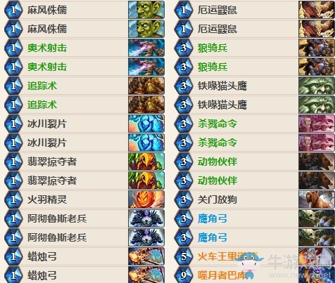 《爐石傳說》女巫森林雜毛秘術師奇數獵卡組推薦