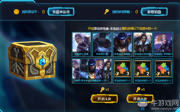 《LOL》幸運珍寶盒 未來戰士2018全新皮膚上線
